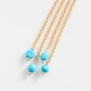Orecchini argento LUCEDEIMIEIOCCHI, Collezione Frufru, corallo turchese - LDMO 548