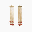 Orecchini argento LUCEDEIMIEIOCCHI, Collezione Frufru, corallo rosso - LDMO 654 rosso