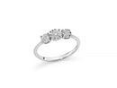 Anello trilogy Miluna in oro bianco 18kt e diamanti - LID4208