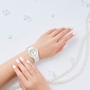 CASIO TIMELESS COLLECTION, DONNA, CINTURINO CAUCCIù BIANCO, 31.5MM - LQ-24B-7BEF
