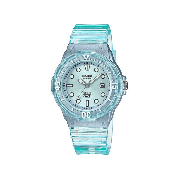 Orologio Casio Collection trasparente, colore azzurro, 34MM - LRW-200HS-2EVEF