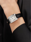 OROLOGIO CASIO LTP-B Series, CINTURINO IN PELLE NERO E QUADRANTE SILVER, 22mm - LTP-B150L-7B1EF