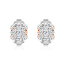 White gold and diamond light point earrings - LUX20
