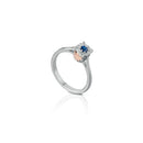 Anello con Angeli ROBERTO GIANNOTTI in Oro 9KT, Diamanti e Zaffiro - LUX202Z