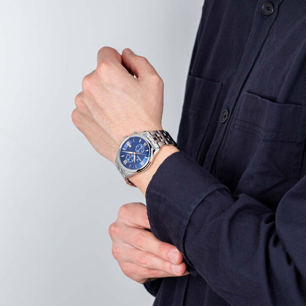 Orologio da uomo Festina Timeless Chronograph, quarzo quadrante azzurro, 42mm - F6854/6