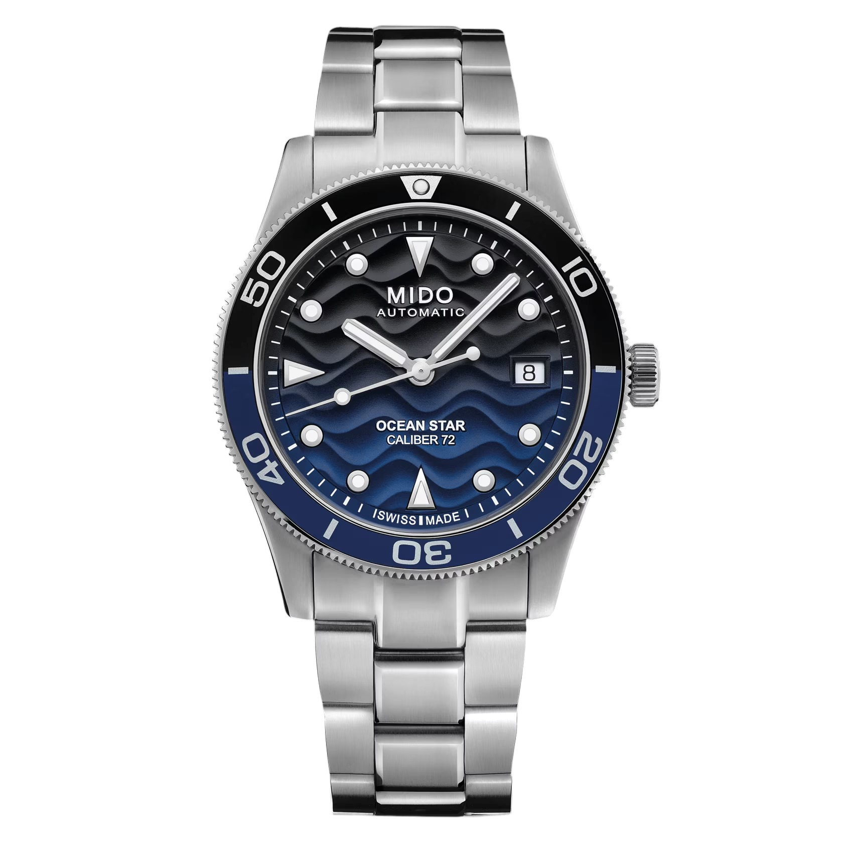 Orologio Mido Ocean Star 39, AUTOMATICO e quadrante blu sfumato, 39mm - M0269071104100