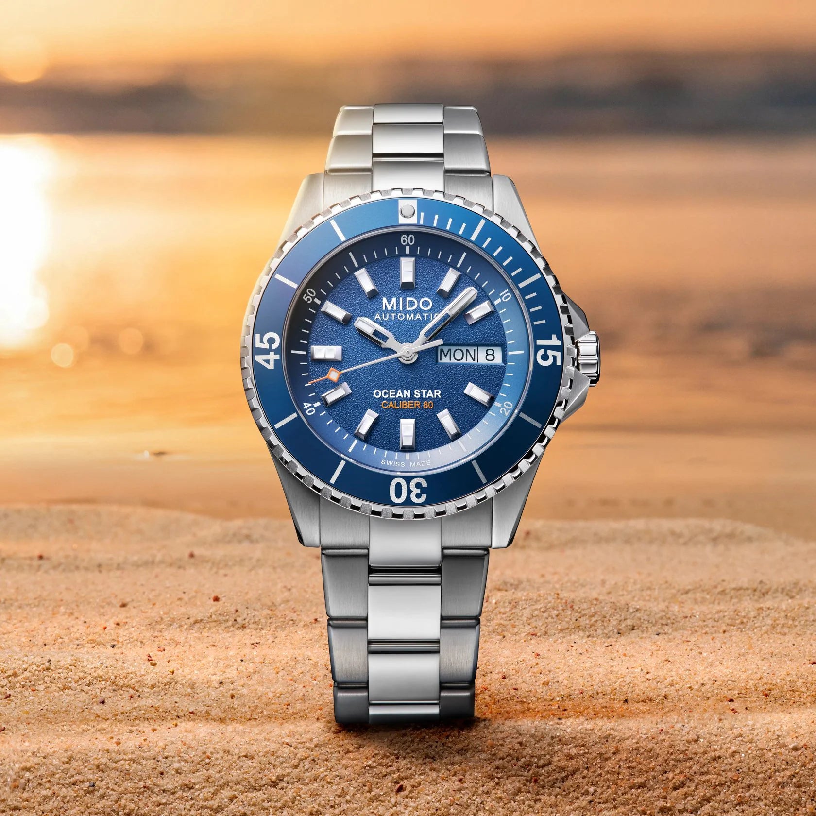 Orologio Mido Ocean Star 200, AUTOMATICO e quadrante blu, 41mm - M0269301104100