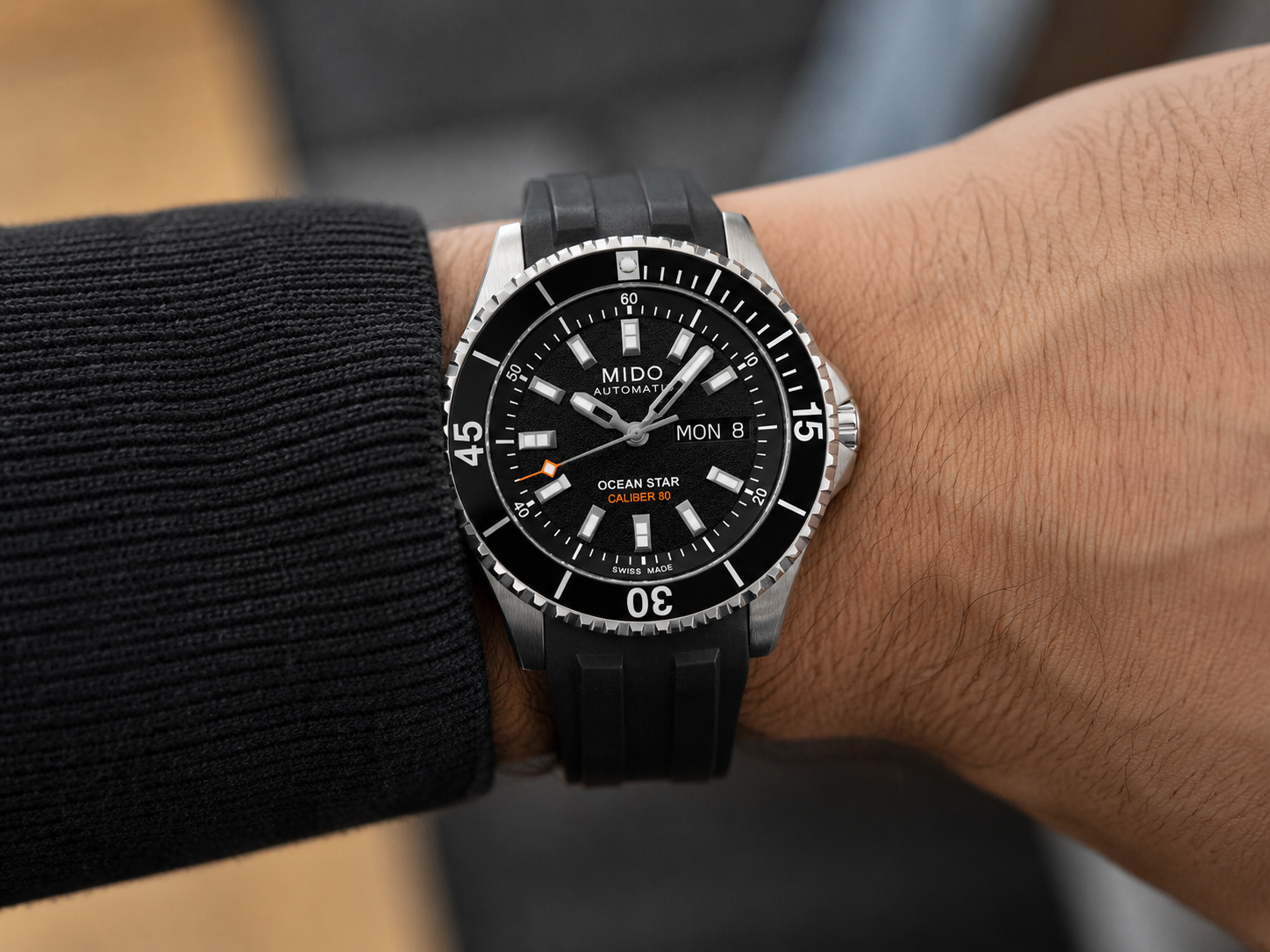 Orologio Mido Ocean Star 200, automatico quadrante nero, 41MM - M0269301705100