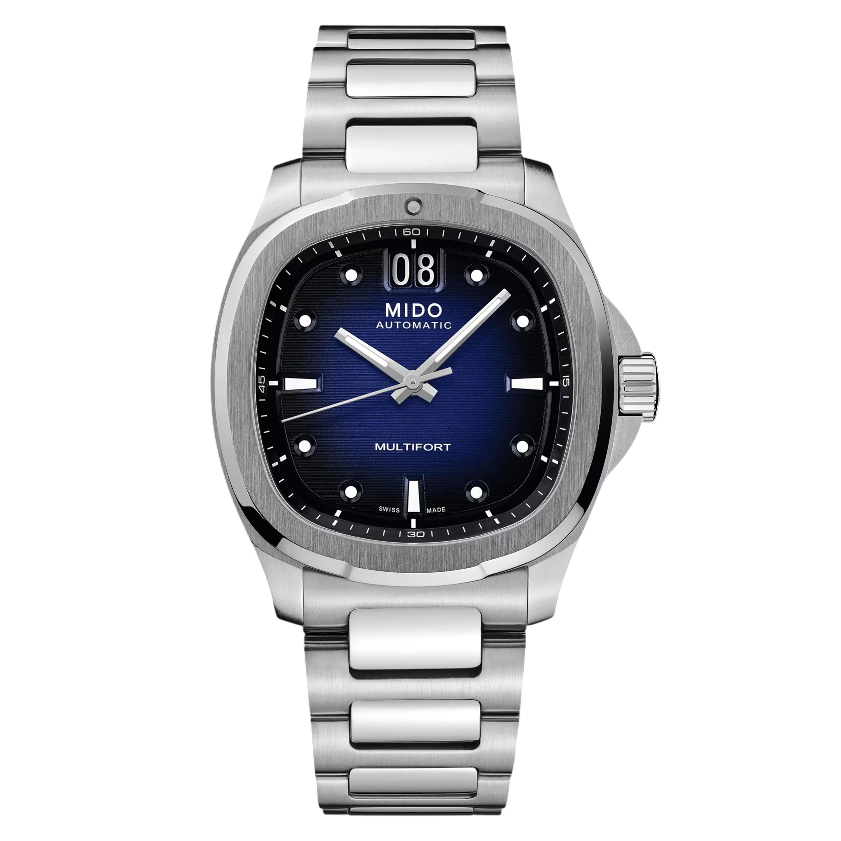 Orologio Mido Multifort TV Big Date, automatico quadrante blu, 40mm - M0495261104100