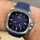Orologio Mido Multifort TV Big Date, automatico cinturino caucciù e quadrante blu, 40mm - M0495261704100