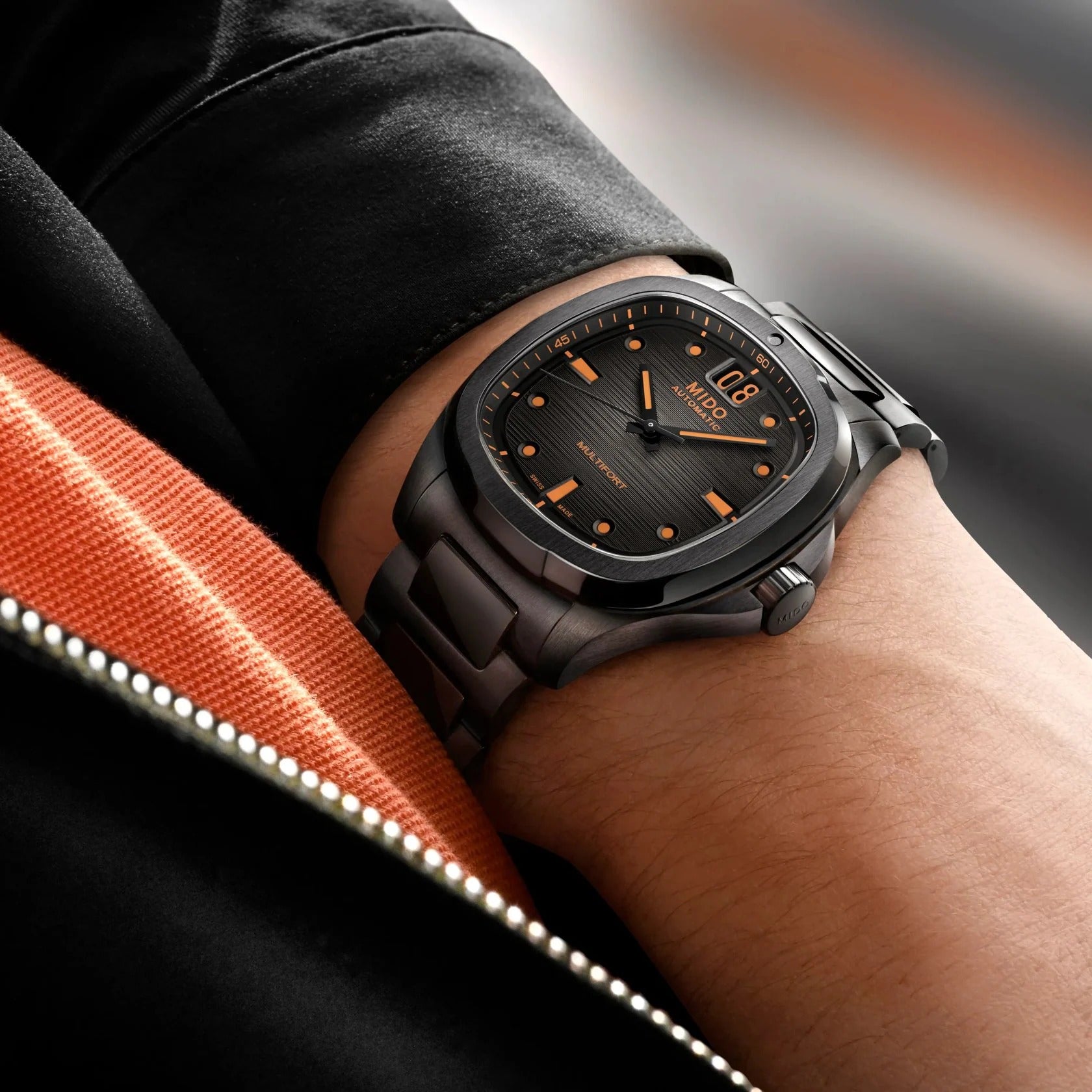 Orologio Mido Multifort TV Big Date, automatico total black, 40mm - M0495263308100