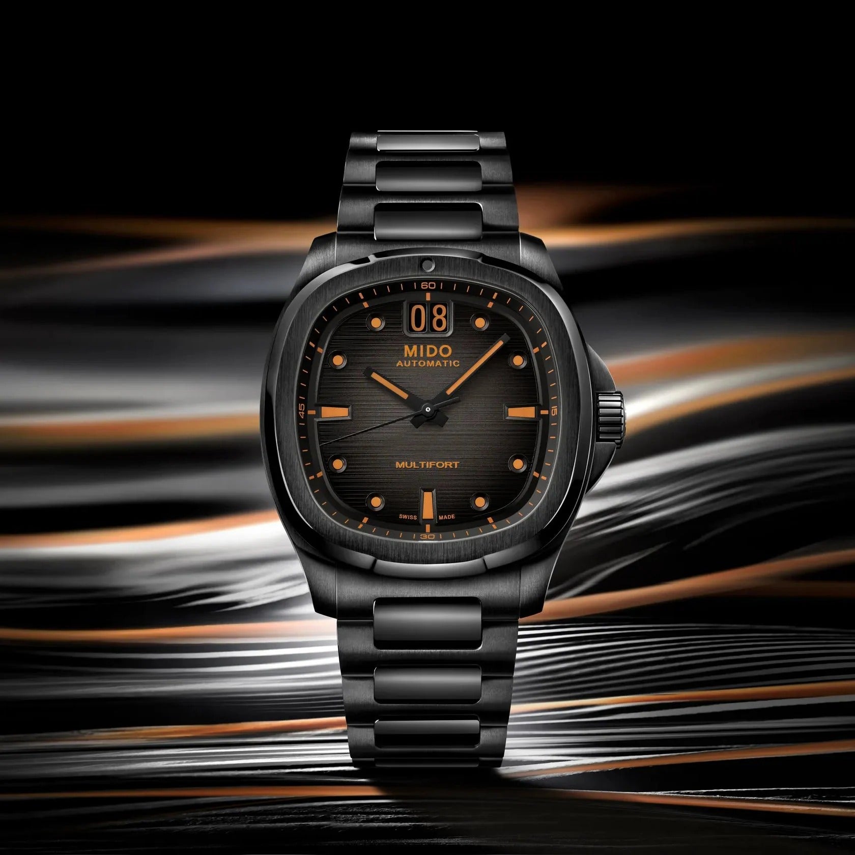 Orologio Mido Multifort TV Big Date, automatico total black, 40mm - M0495263308100