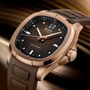 Orologio Mido Multifort 8 One Crown, automatico cinturino caucciù e quadrante marrone, 40mm - M0495263729100