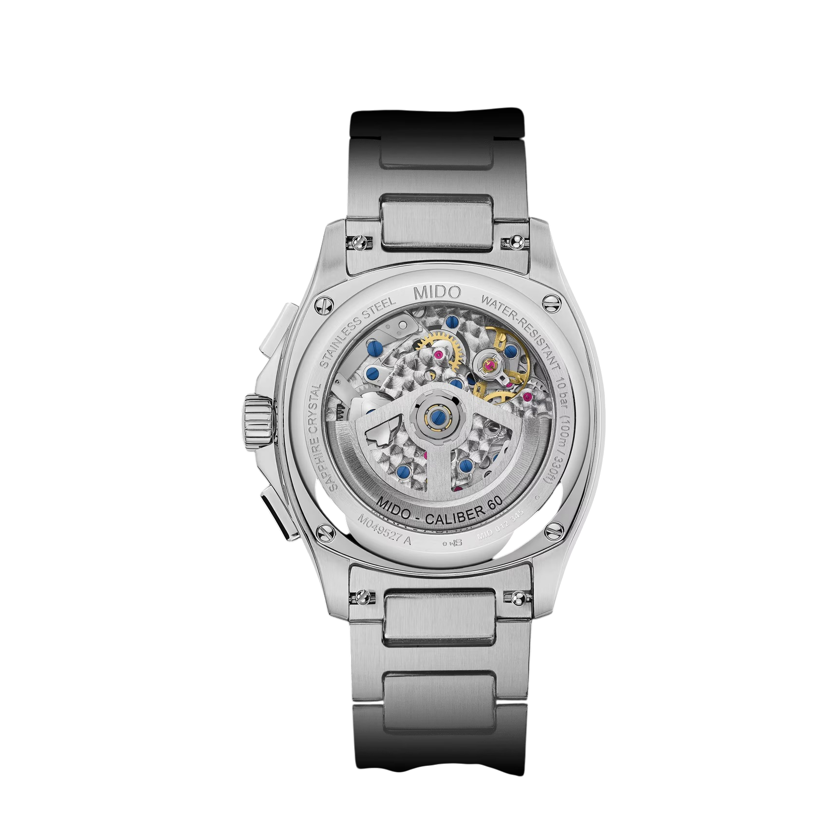 Orologio Mido TV Chronograph, automatico quadrante blu e cinturino extra, 42mm - M0495271104100