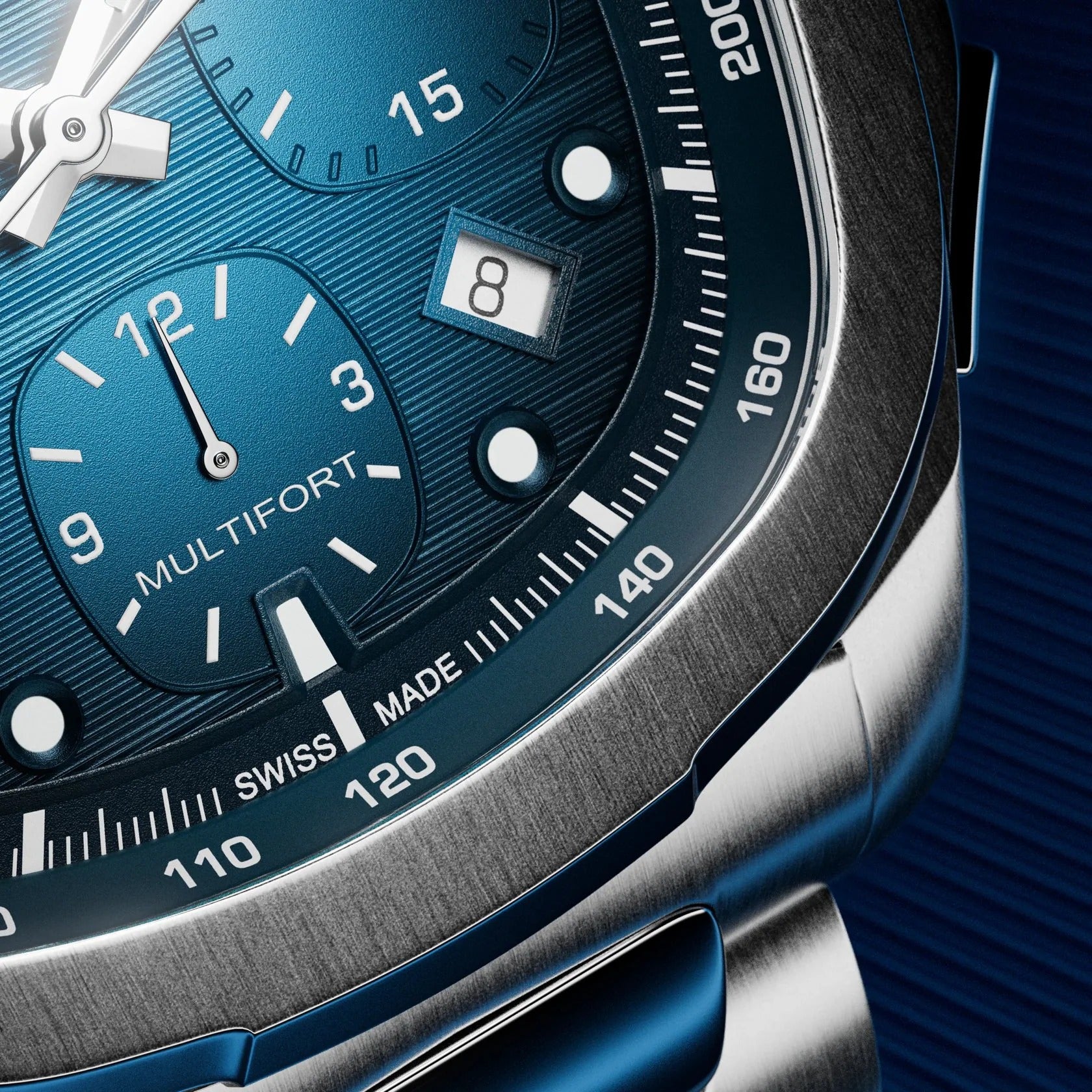 Orologio Mido TV Chronograph, automatico quadrante blu e cinturino extra, 42mm - M0495271104100