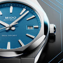 Orologio Mido Multifort 8 One Crown, automatico quadrante turchese, 40MM - M0555071104100