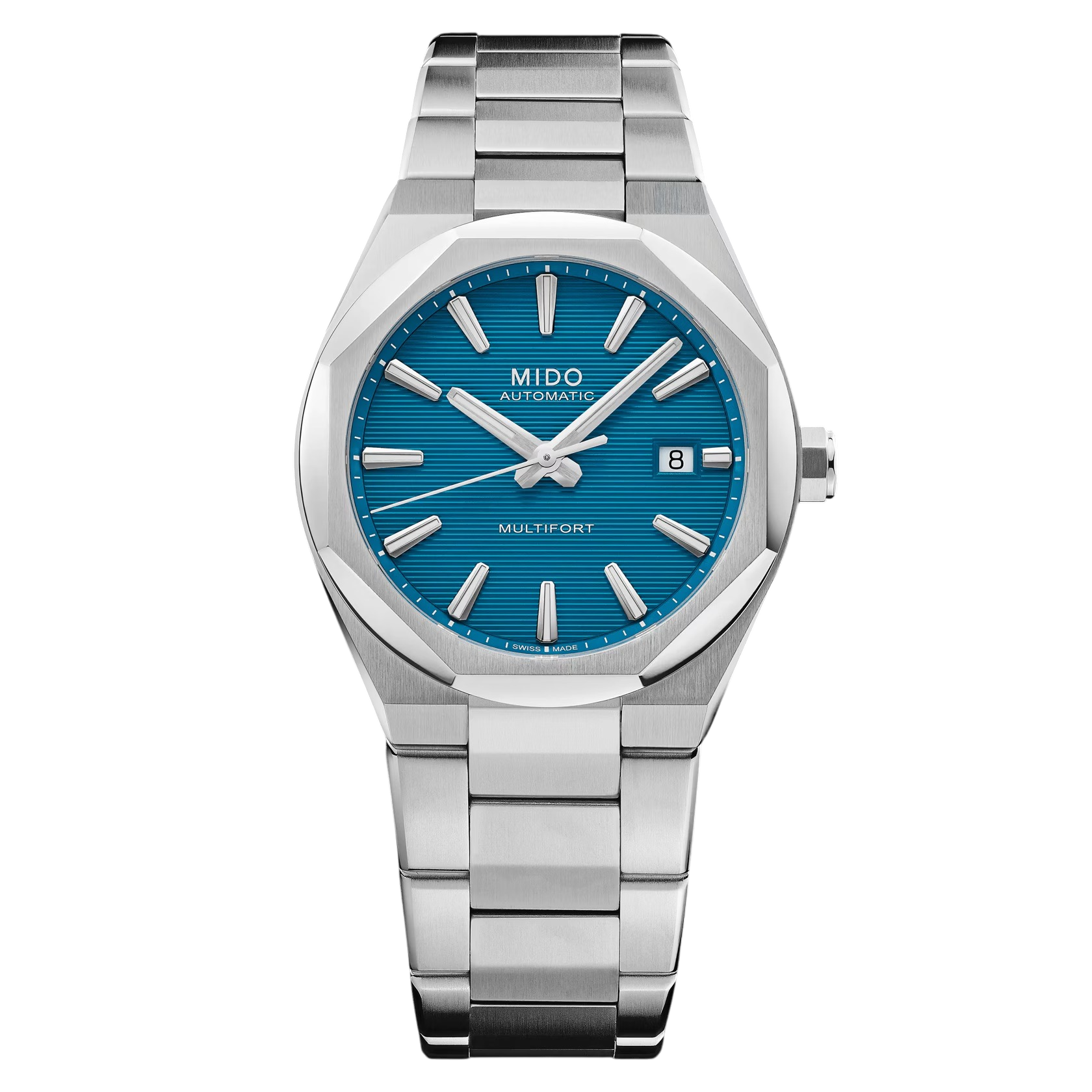 Orologio Mido Multifort 8 One Crown, automatico quadrante turchese, 40MM - M0555071104100