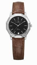 Orologio Baume et Mercier Vintage, Riviera, quadrante nero e movimento quarzo, 34mm - M0A05103