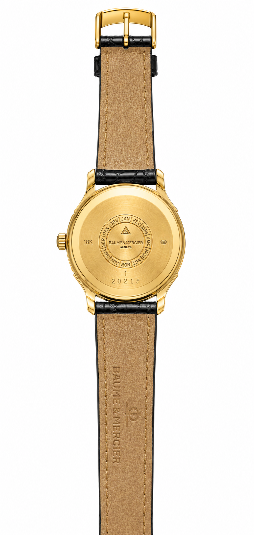 Orologio Baume et Mercier Vintage, movimento quarzo con cassa in oro giallo 18K, 24mm - M0A05352