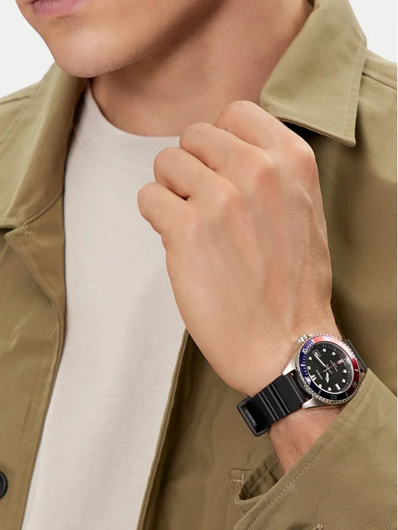 Casio Unisex, ghiera Pepsi, 38mm - MDV-10-1A2VEF