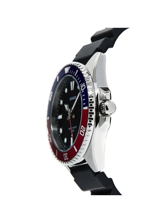 Casio Unisex, ghiera Pepsi, 38mm - MDV-10-1A2VEF