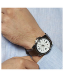 Orologio CASIO TIMELESS COLLECTION, cinturino pelle marrone e quadrante silver, 45mm - MTP-1314PL-7AVEF