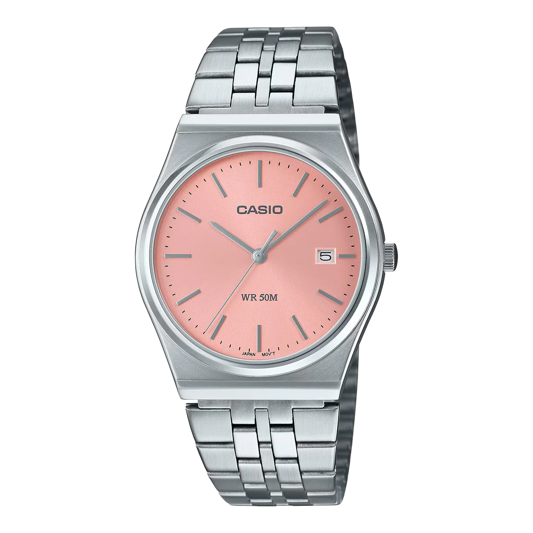 Casio LADY, quadrante rosa, 35mm - MTP-B145D-4AVEF