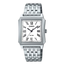OROLOGIO CASIO MTP-B190 Series, QUADRANTE RETTANGOLARE E BIANCO - MTP-B190D-7BVEF