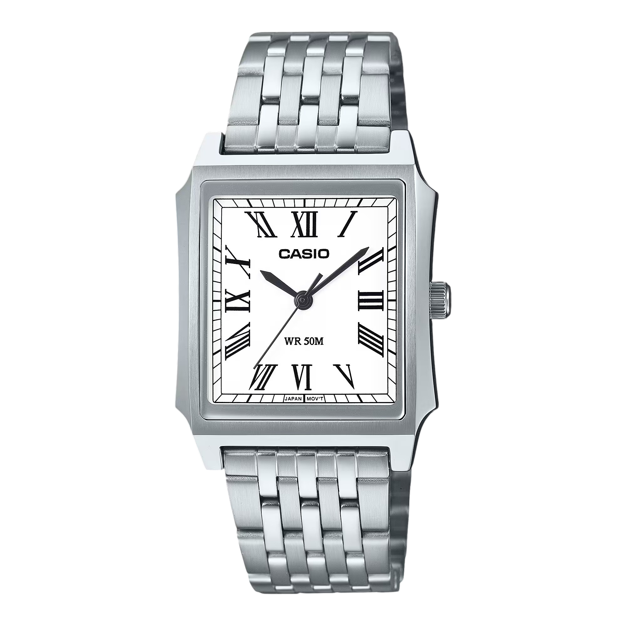 OROLOGIO CASIO MTP-B190 Series, QUADRANTE RETTANGOLARE E BIANCO - MTP-B190D-7BVEF