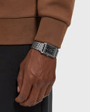 Orologio Casio Timeless Collection, cassa rettangolare quadrante nero, 40mm - MTP-B215D-1AVER