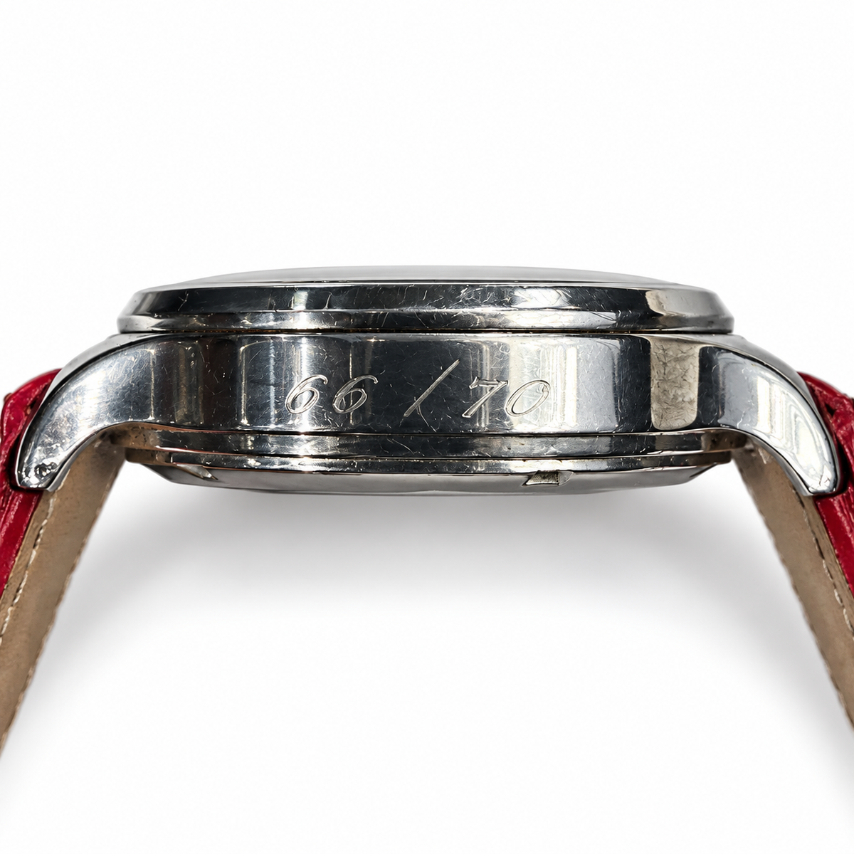Orologio Terra Cielo Mare Air First — 44 mm — Automatico con datario, quadrante rosso — NOS Limited Edition n.66/70 - TC6023AC6PAL