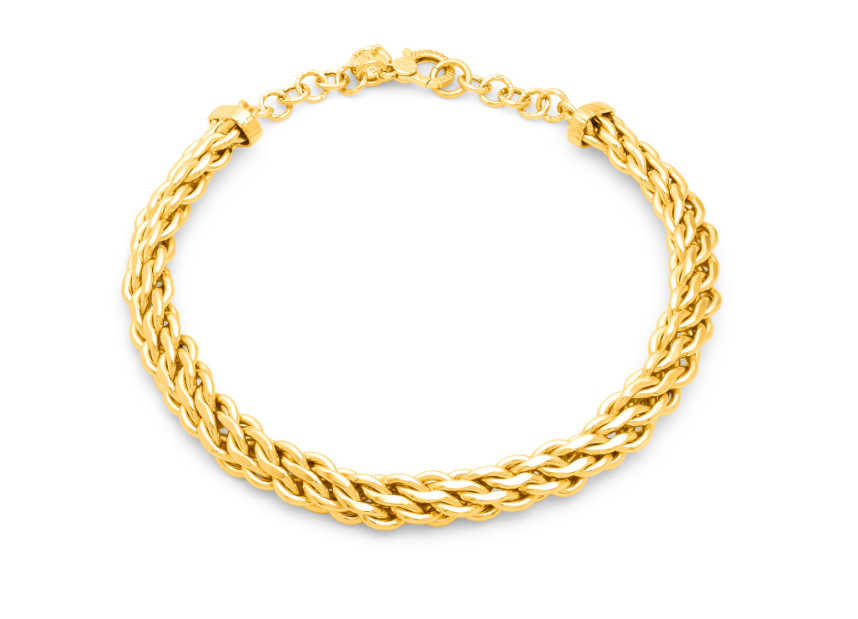 COLLANA RIGIDA GIOVANNI RASPINI IN BRONZO DORATO,  sedona - N0001