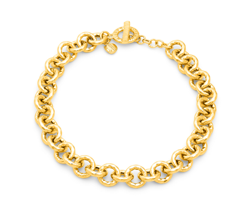 Collana GIOVANNI RASPINI IN BRONZO DORATO pueblo - N0003