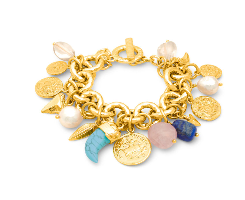 bracciale GIOVANNI RASPINI IN BRONZO DORATO pueblo mix - N0007