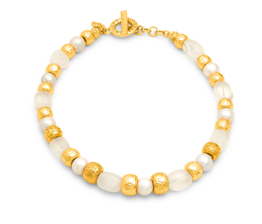 COLLANA GIOVANNI RASPINI IN BRONZO DORATO crystal - N0026