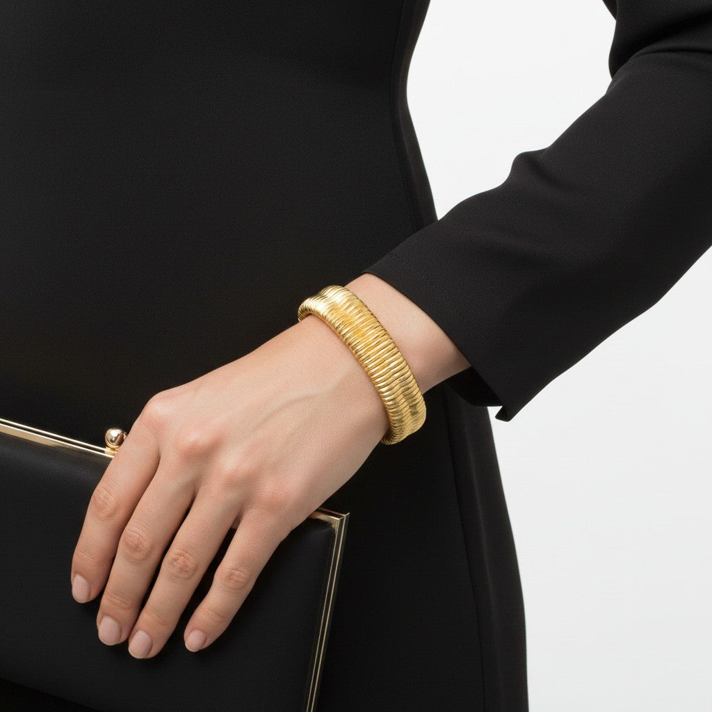 Bracciale GIOVANNI RASPINI IN BRONZO DORATO, Olivia Piccolo - N0054