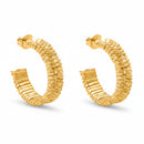 Orecchini cerchio GIOVANNI RASPINI IN BRONZO DORATO, olivia grandi - N0055