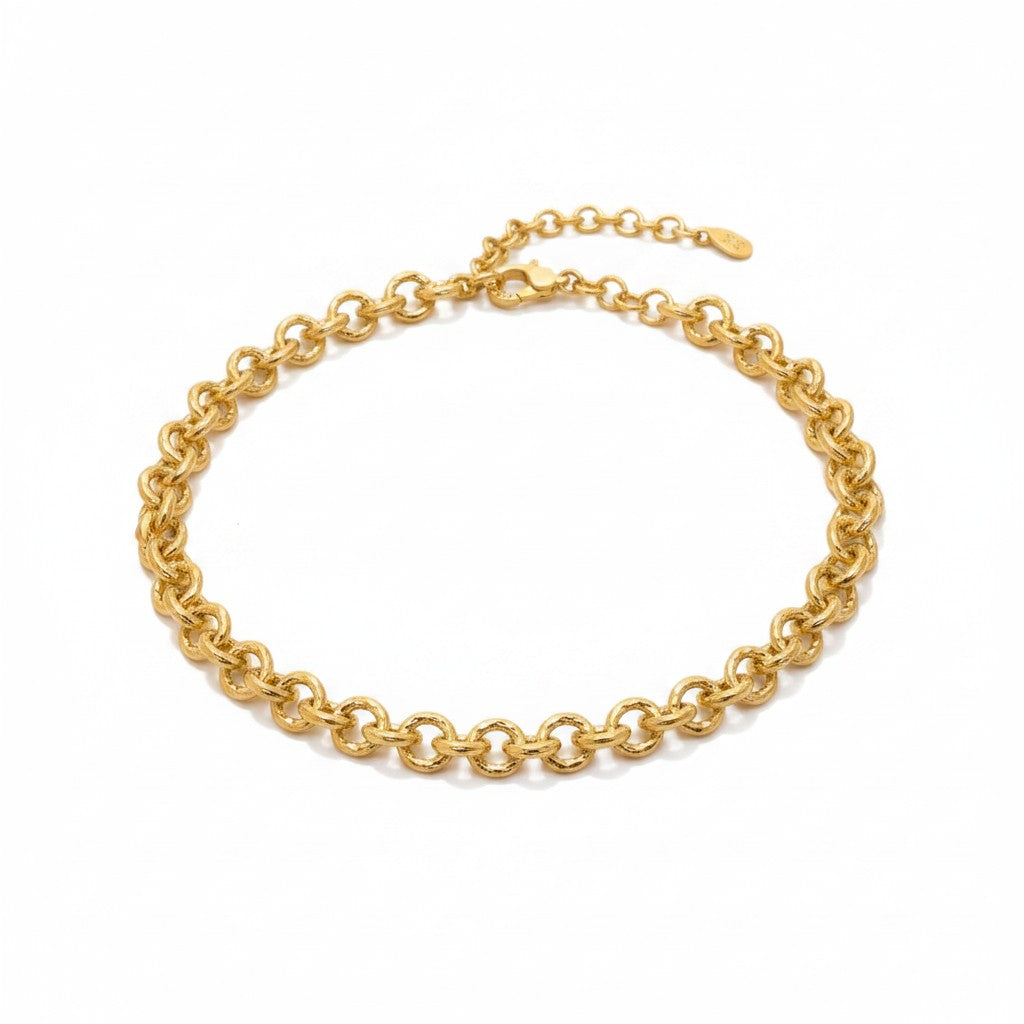Collana GIOVANNI RASPINI IN BRONZO DORATO, pueblo piccola - N0064