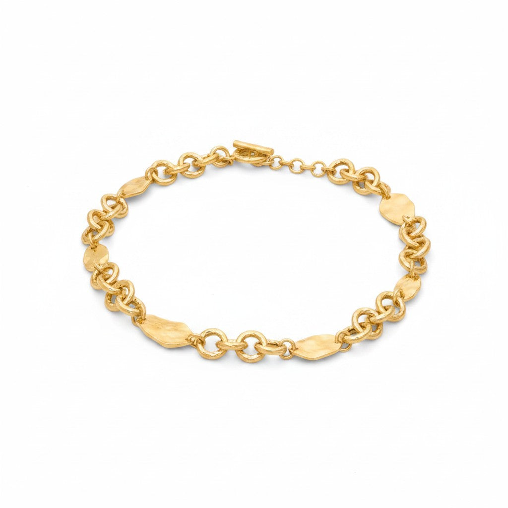 Collana GIOVANNI RASPINI IN BRONZO DORATO, MONTANA - N0066