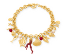 Collana GIOVANNI RASPINI IN BRONZO DORATO, mistral - N0073