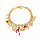 Collana GIOVANNI RASPINI IN BRONZO DORATO, mistral - N0073