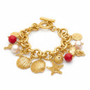 Bracciale GIOVANNI RASPINI IN BRONZO DORATO, mistral - N0074