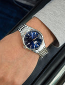 Citizen Daydate, Collezione Meccanico Automatico C7, quadrante blu, 40mm - NH8391-51L