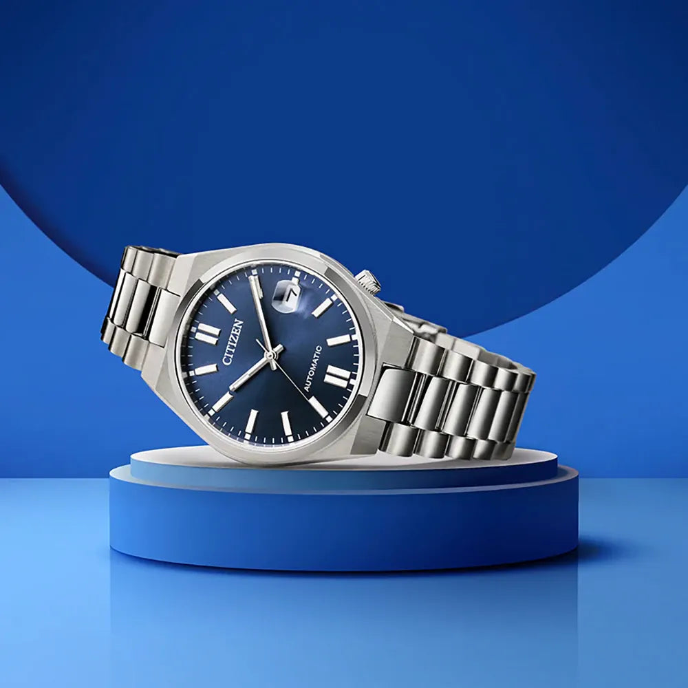 OROLOGIO CITIZEN Tsuyosa 37mm, unisex, automatico quadrante blue - NJ0200-50M
