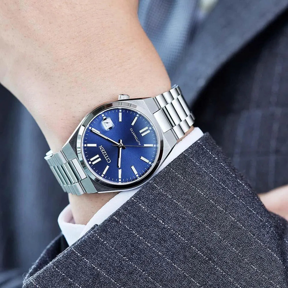 OROLOGIO CITIZEN Tsuyosa 37mm, unisex, automatico quadrante blue - NJ0200-50M
