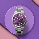 OROLOGIO CITIZEN Tsuyosa 37mm, unisex, automatico quadrante VIOLA - NJ0200-50W