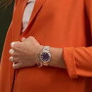 OROLOGIO CITIZEN Tsuyosa 37mm, unisex, automatico quadrante VIOLA - NJ0200-50W