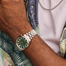 Citizen Tsuyosa, Automatico, quadrante verde, unisex, 37mm -  NJ0200-50X