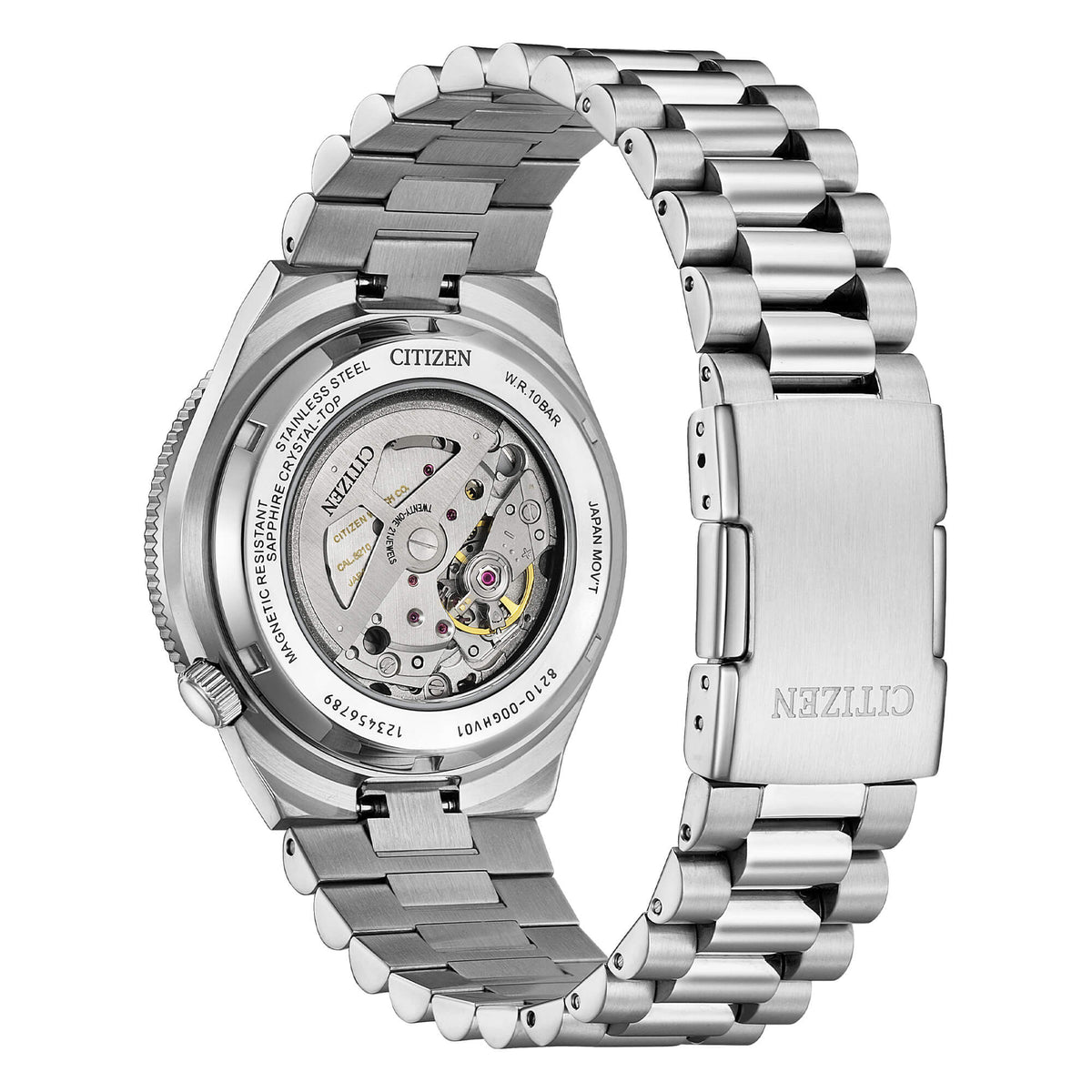 Orologio Citizen Tsuyosa Shore, movimento automatico, quadrante BLU, 40mm - NJ0230-59L