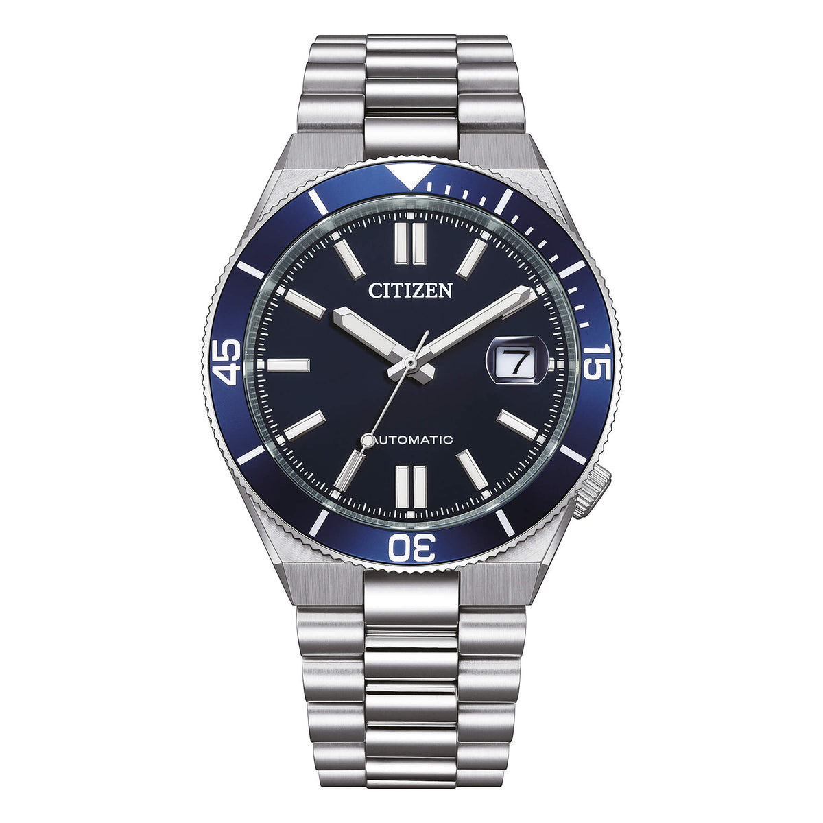 Orologio Citizen Tsuyosa Shore, movimento automatico, quadrante BLU, 40mm - NJ0230-59L